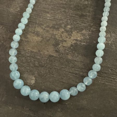 Aquamarine Rounds Necklace