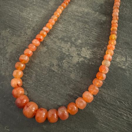 Red Chalcedony Necklace 