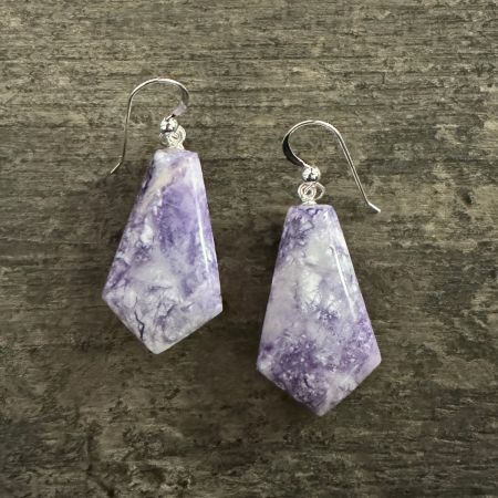 Violet Stone Earrings