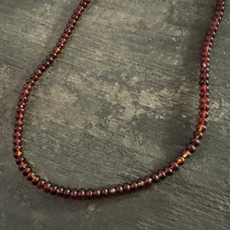 Amber Rondelle Necklace