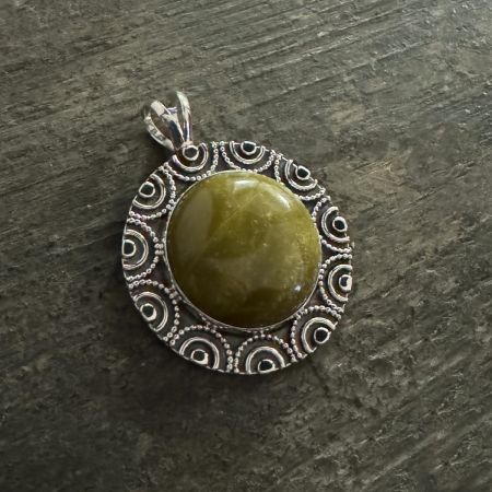 Volcanic Opal Pendant