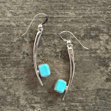 Sonoran Blue Turquoise Earrings