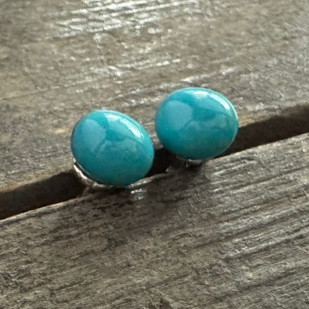 Azure Peaks Turquoise Post Earrings