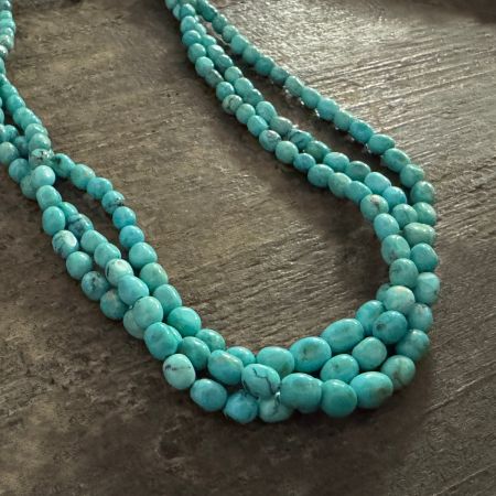 Cloudy Mountain Three Strand Necklace