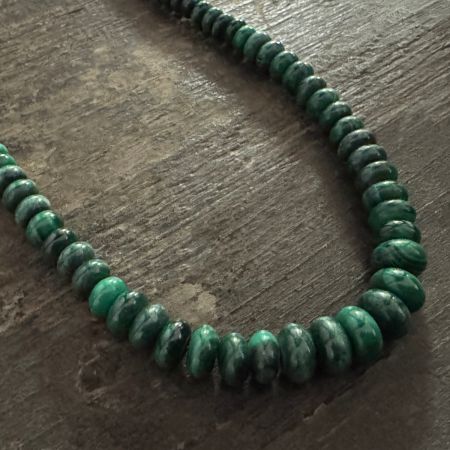 Malachite Rondelle Necklace