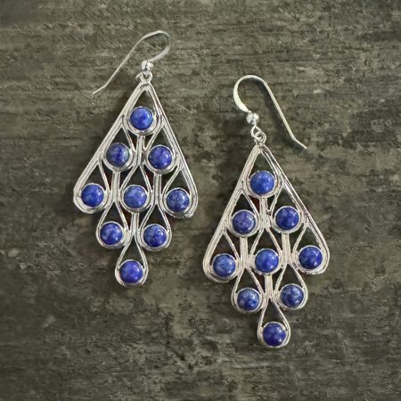 Multi Lapis Earrings