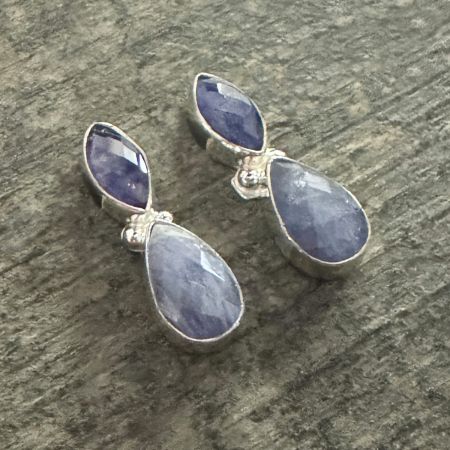 Tanzanite Post Earrings