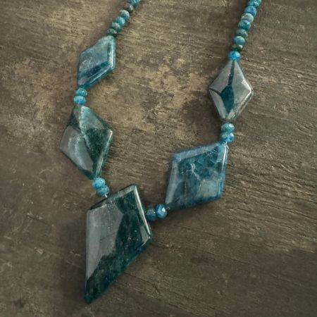 Indigo Blue Apatite Necklace