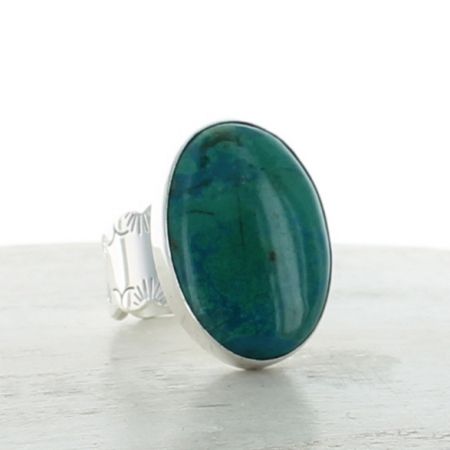 Chrysocolla Ring Size 6