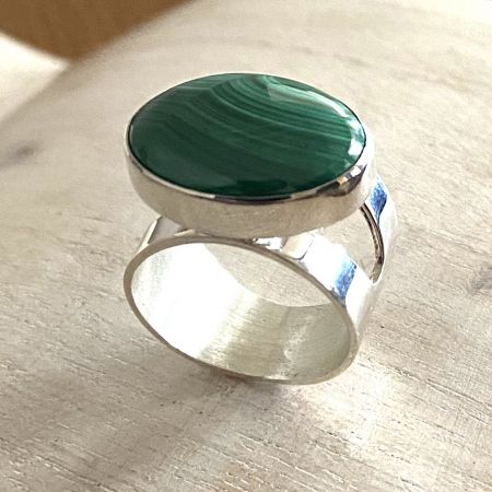 Malachite Ring - Size 6
