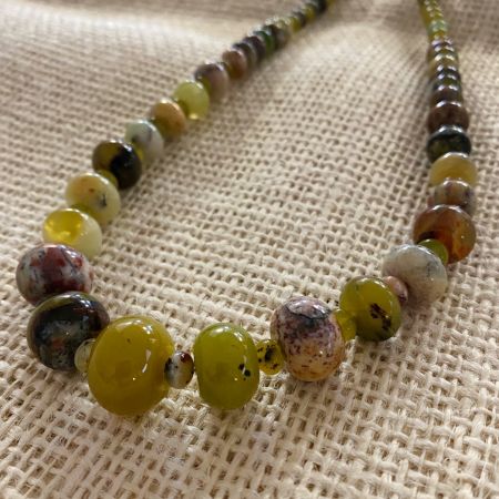 Green Reef Opal Necklace