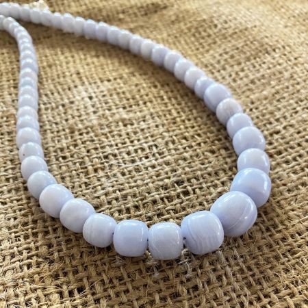Blue Lace Agate Necklace