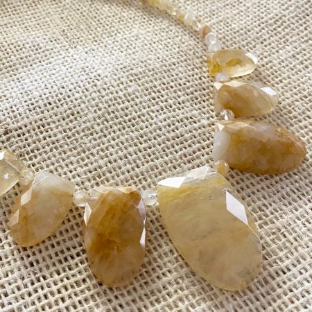 Madagascar Sunshine Quartz Necklace