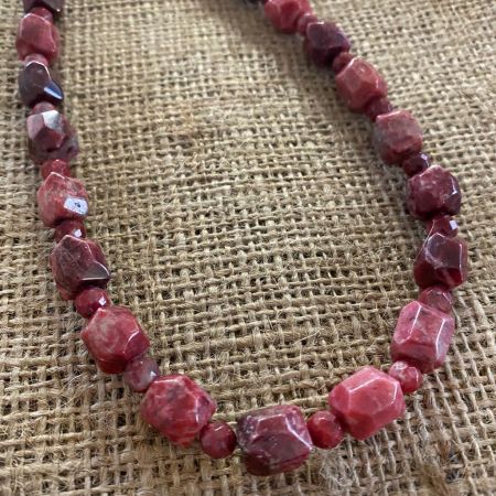 Chunky Thulite Necklace