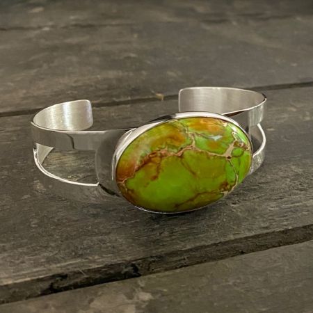Green Emperial Jasper Cuff