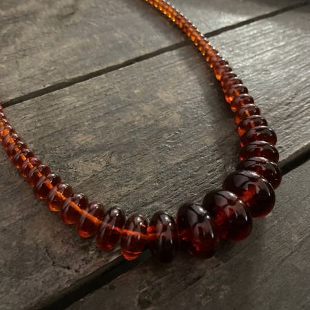 Amber Rondelle Necklace