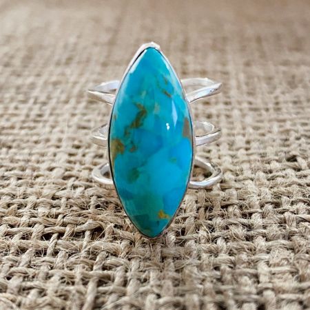 Santa Rita Turquoise Ring - Size 7