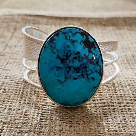 Red Skin Turquoise Cuff