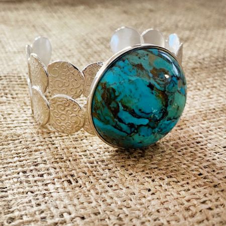 Ceremonial Turquoise Cuff