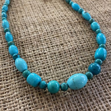 Azure Peaks Beaded Medley Necklace
