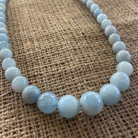 Graduated Aquamarine Necklace