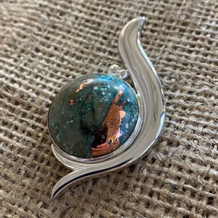 Native Copper and Cuprite Pendant