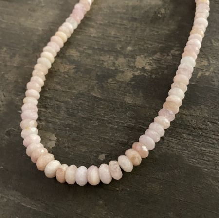 Faceted Morganite Necklace