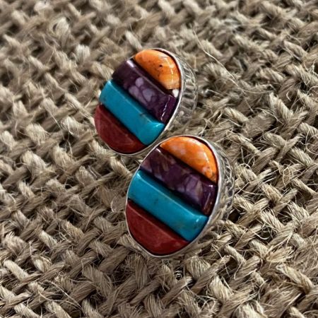 Southwestern Inlay Stud Earrings