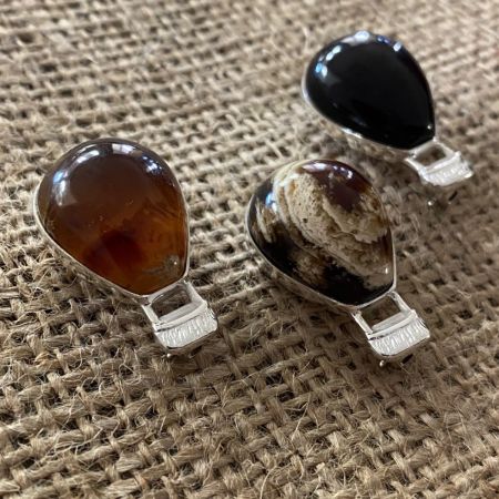 Indonesian Amber Hot Air Balloon Brooch