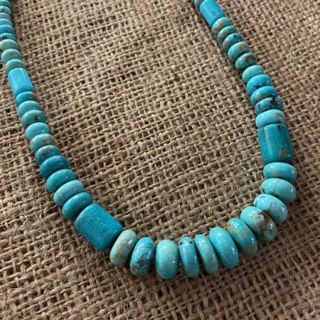 Angel Peak Graduated Turquoise Necklace