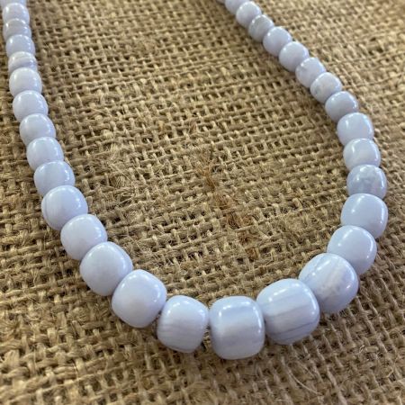 Blue Lace Agate Necklace
