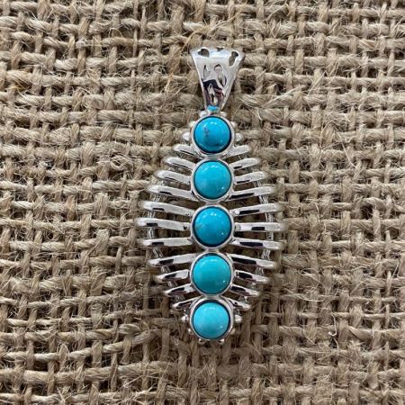 Seven Peaks Turquoise Pendant
