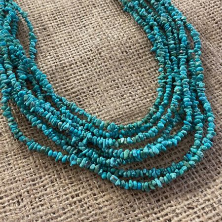 Iron Mountain Turquoise Eight Strand Necklace
