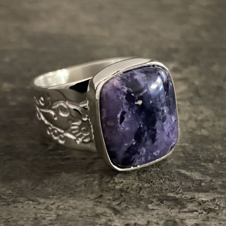 Lavender Opal Ring - Size 7
