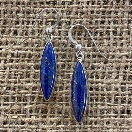 Lapis Marquis Drop Earrings