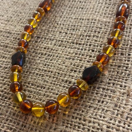 Amber Medley Necklace