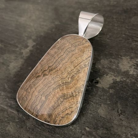 Striped Brown Jasper Pendant