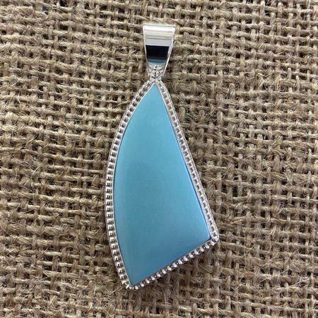 Triangular Amazonite Pendant