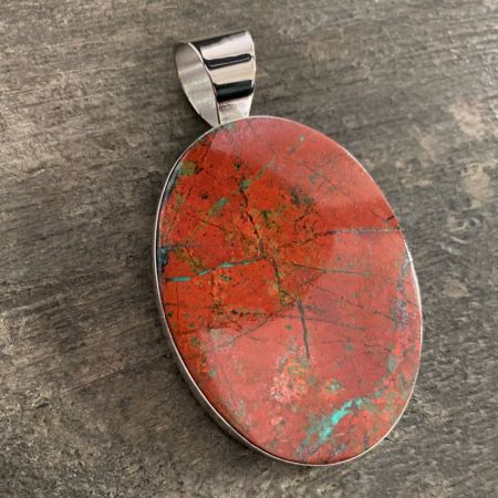 Large Oval Cuprite Pendant