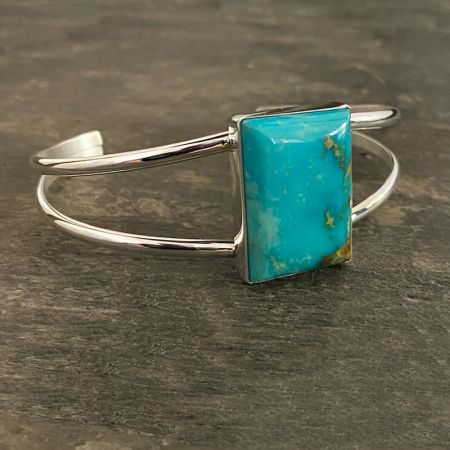 Anhui Turquoise Rectangle Split Cuff