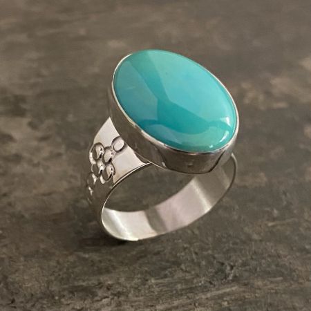 Chilean Turquoise Oval Ring