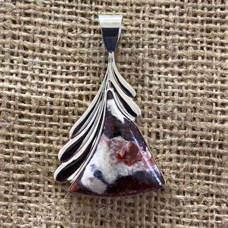 Indian Blanket Stone Pendant