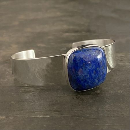 Lapis Square Cuff