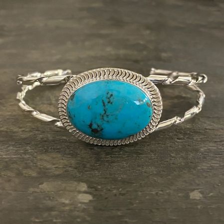 Southwestern Royal Blue Turquoise Cuff