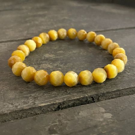 Faceted Golden Tigers Eye Bracelet