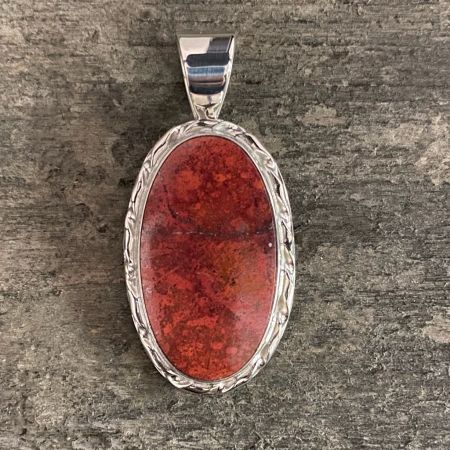 Cuprite Oval Western Pendant
