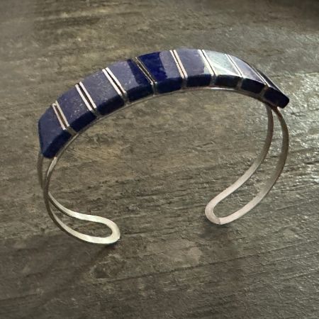 Lapis "Blocks" Cuff