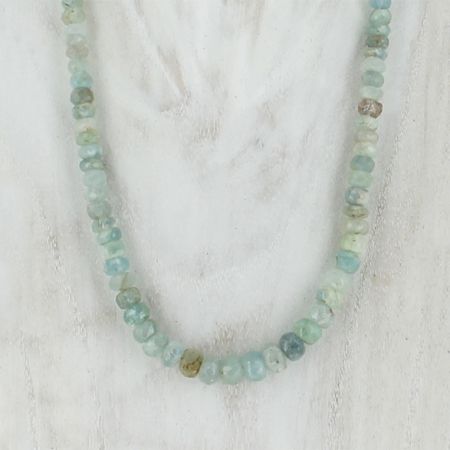 Faceted Aquarmarine Necklace