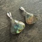 Labradorite Pear Drop Earrings