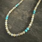 Citrine and Campo Frio Turquoise Necklace